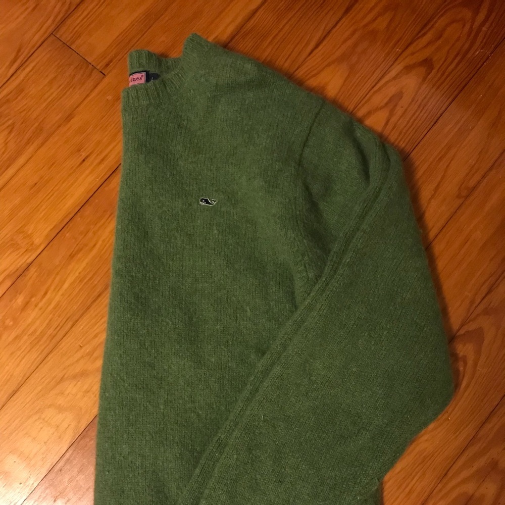 Men’s large wool vineyard vines green sweater